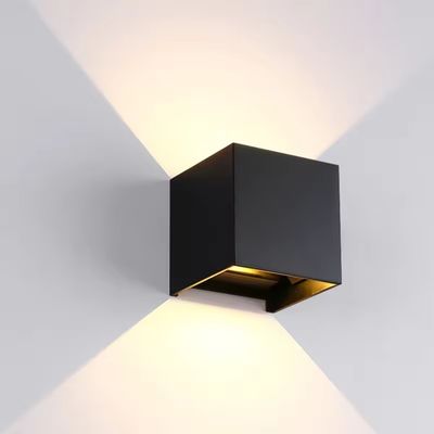 Индекс цветопередачи Ra 80 Современный наружный стенный свет LED водонепроницаемый IP65 свет вверх-вниз