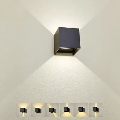 Индекс цветопередачи Ra 80 Современный наружный стенный свет LED водонепроницаемый IP65 свет вверх-вниз